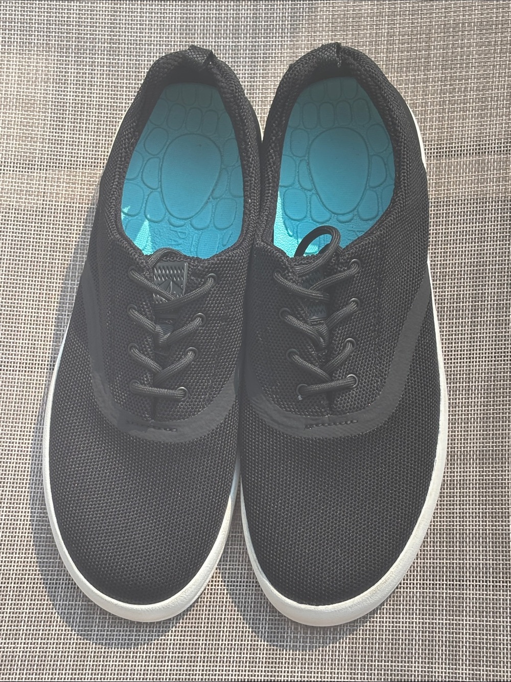 Sperry Black Mesh Lace Up Casual Sneakers Men’s 10.5
